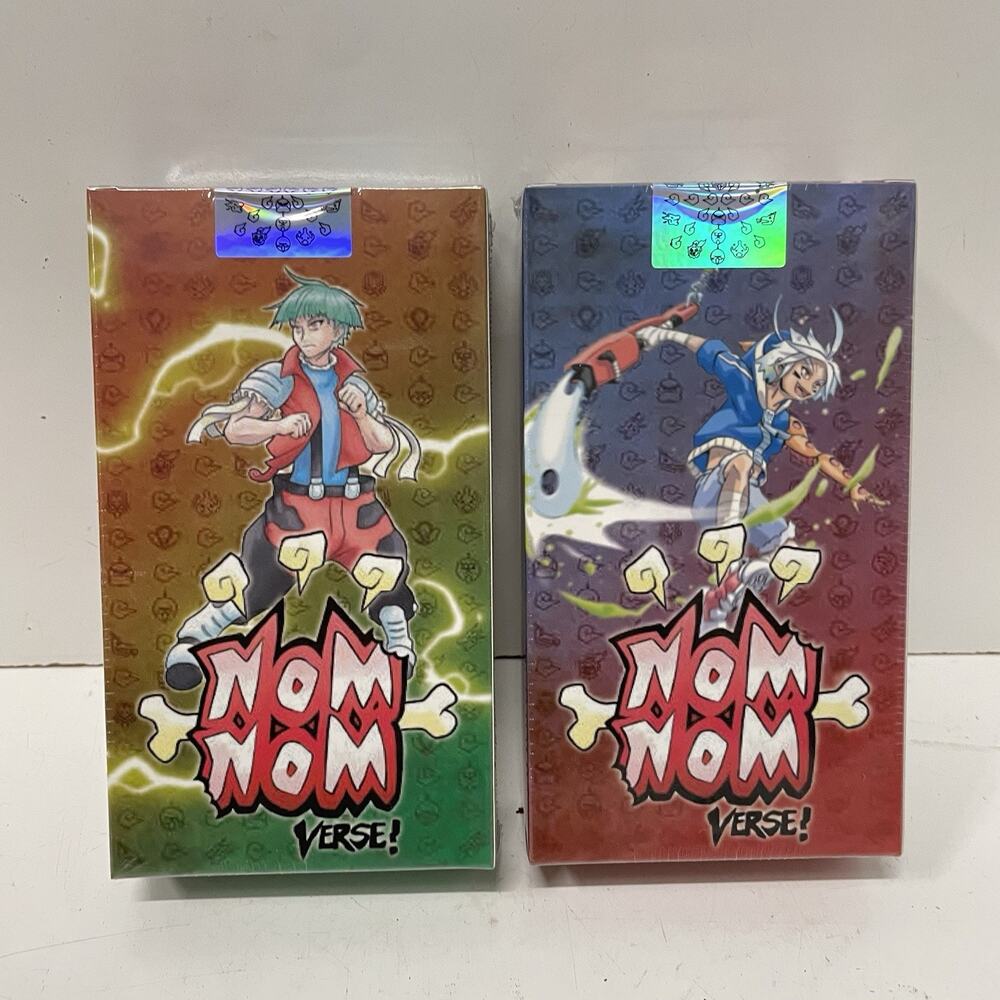 NomNom Verse TCG Kickstarter Starter Deck x2 (Amos Saurus & Ralph Branch)